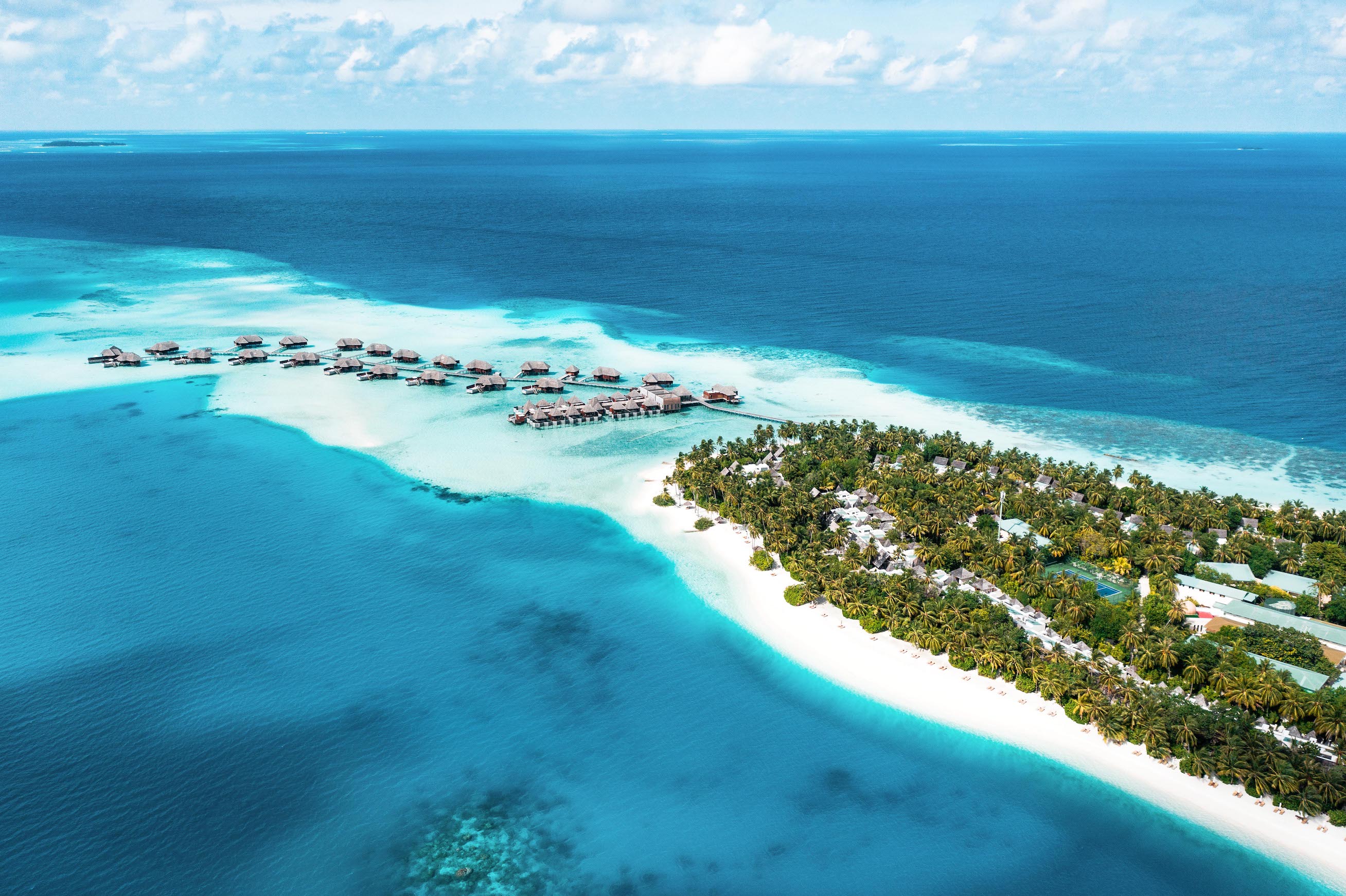 Conrad Maldives Rangali Island - Drone View