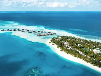 Conrad Maldives Rangali Island - Drone View