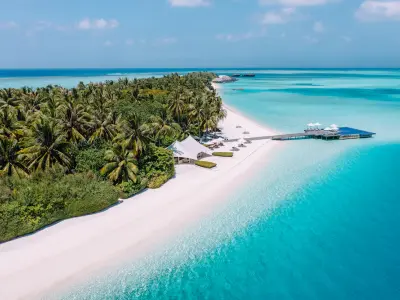 Conrad Maldives Rangali Island - Drone Shot