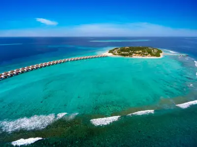 Emerald Maldives Resort & Spa Aerial View