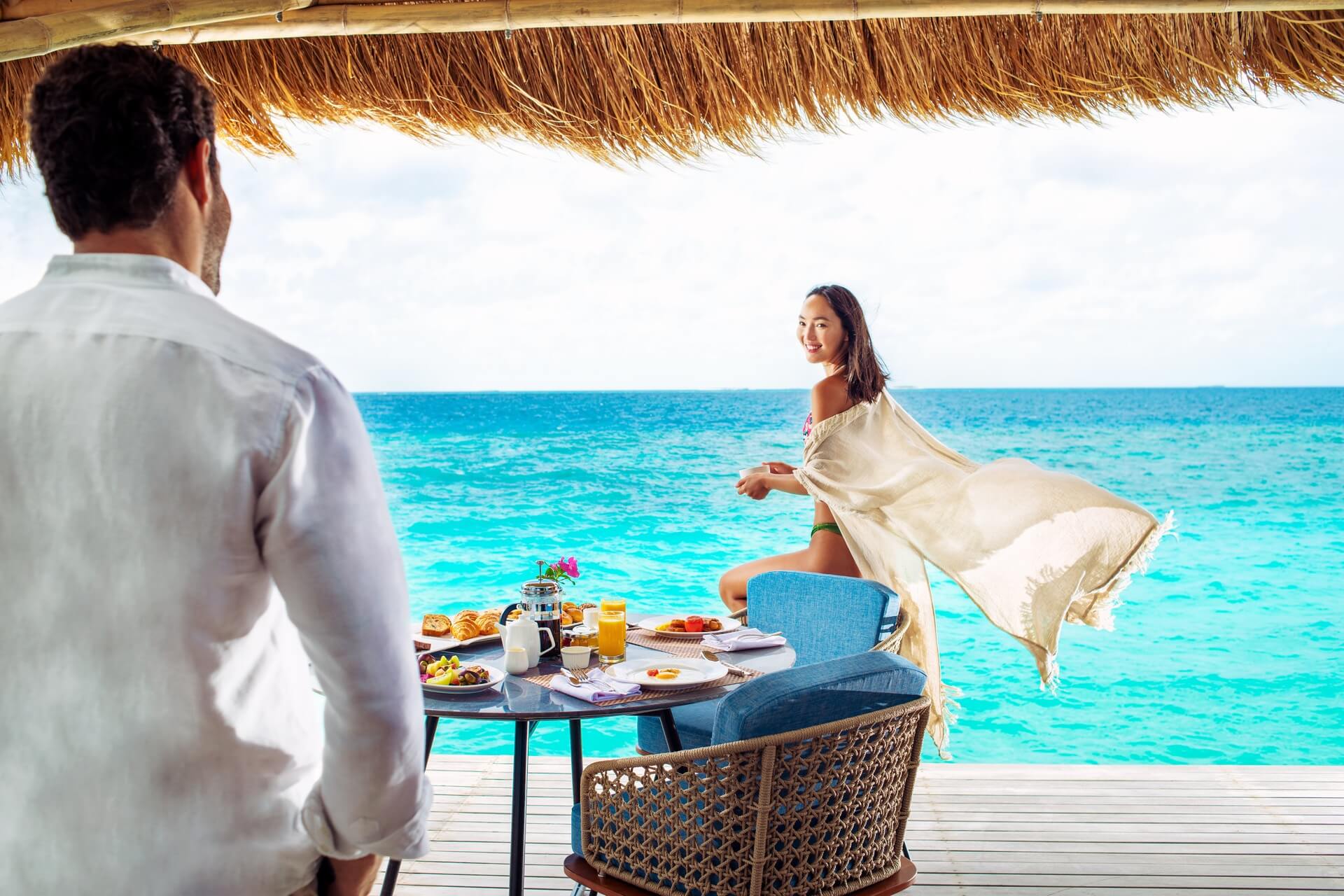 Emerald Maldives Resort & Spa Overwater Brunch
