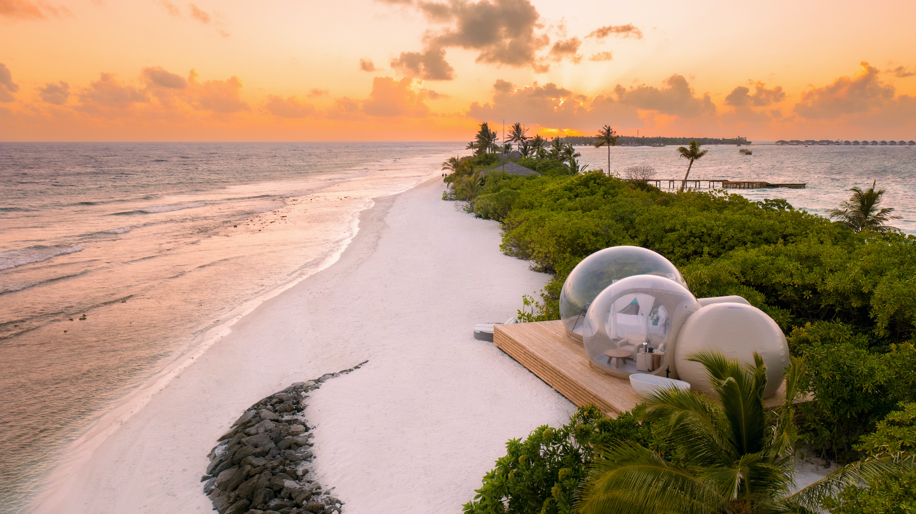 Beach Bubble Finolhu Baa Atoll Maldives