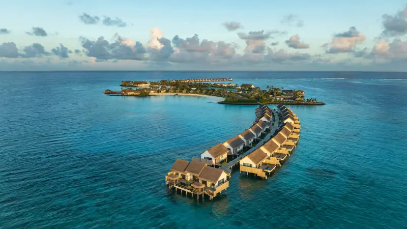 Aerial - Hilton Maldives Amingiri Resort & Spa