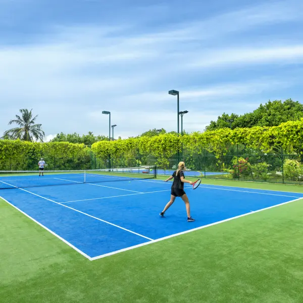 El pabellón de tenis