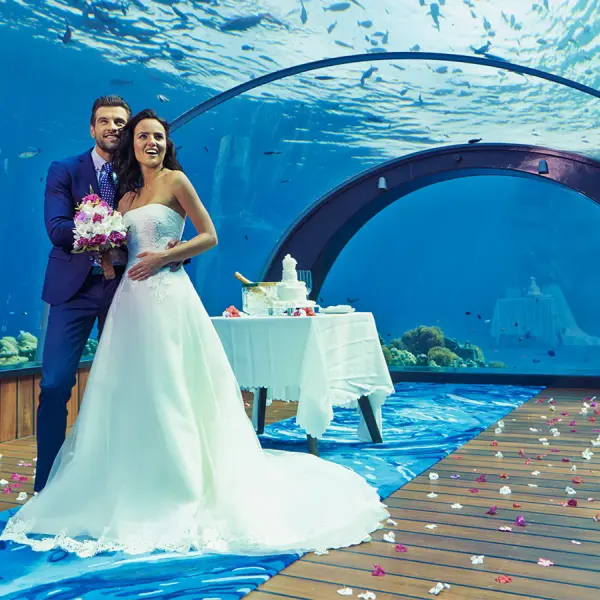 Hurawalhi Island Resort Underwater Wedding
