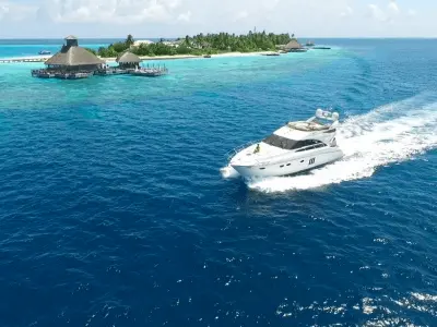 Huvafen Fushi Maldives - Aerial