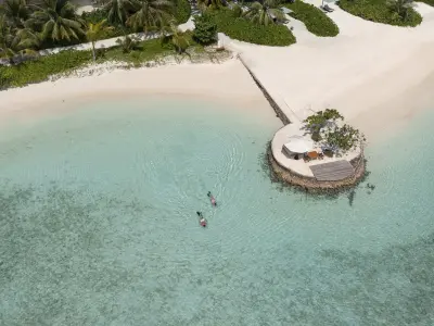 Huvafen Fushi Maldives - Aerial