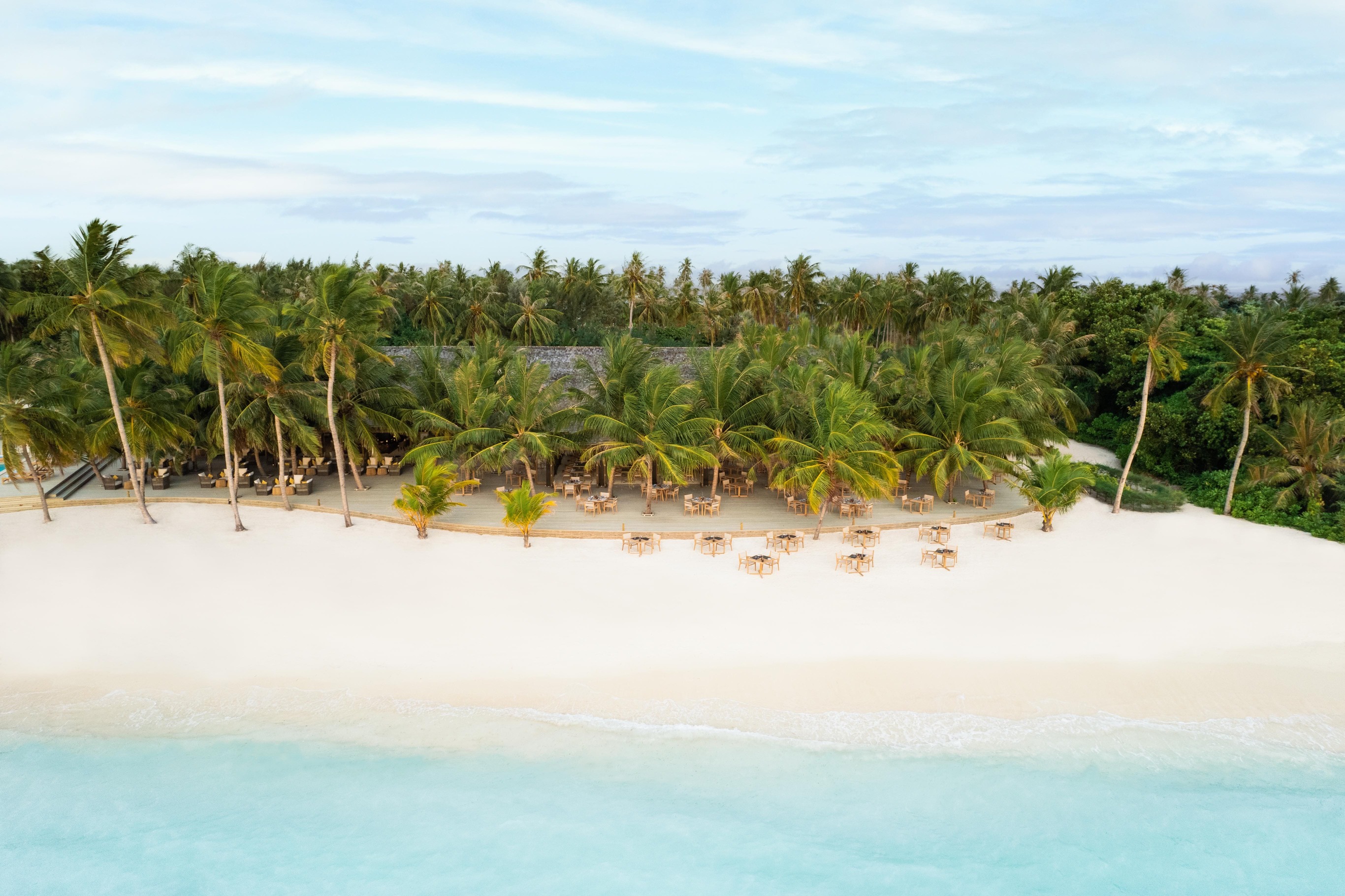 Jawakara Islands Maldives - Aerial - Restaurants