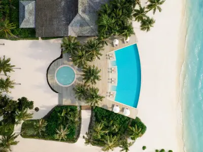 Jawakara Islands Maldives - Aerial - Mabin Main Pool