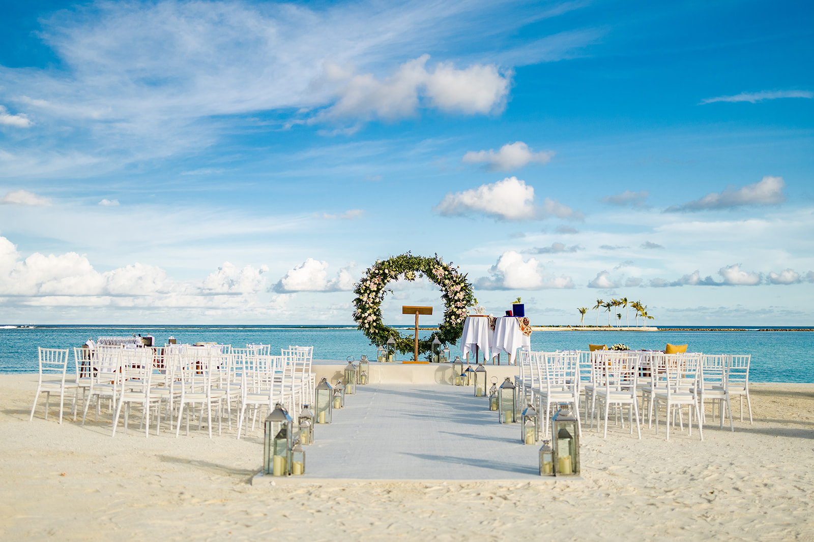 Kuda Villingili Resort Maldives - Wedding Setup
