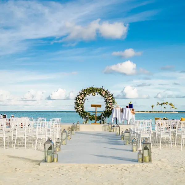 Kuda Villingili Resort Maldives - Wedding Setup