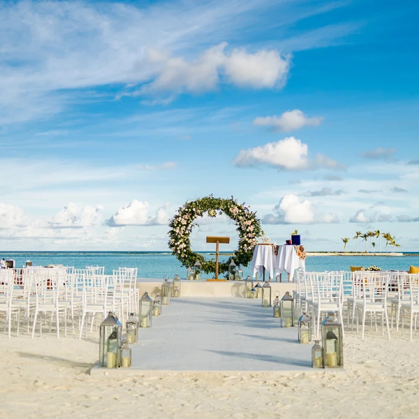 Kuda Villingili Resort Maldives - Wedding Setup
