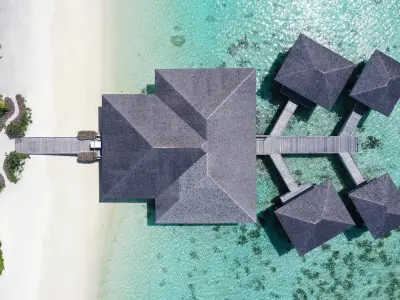 Spa - Aerial View - Le Méridien Maldives Resort & Spa