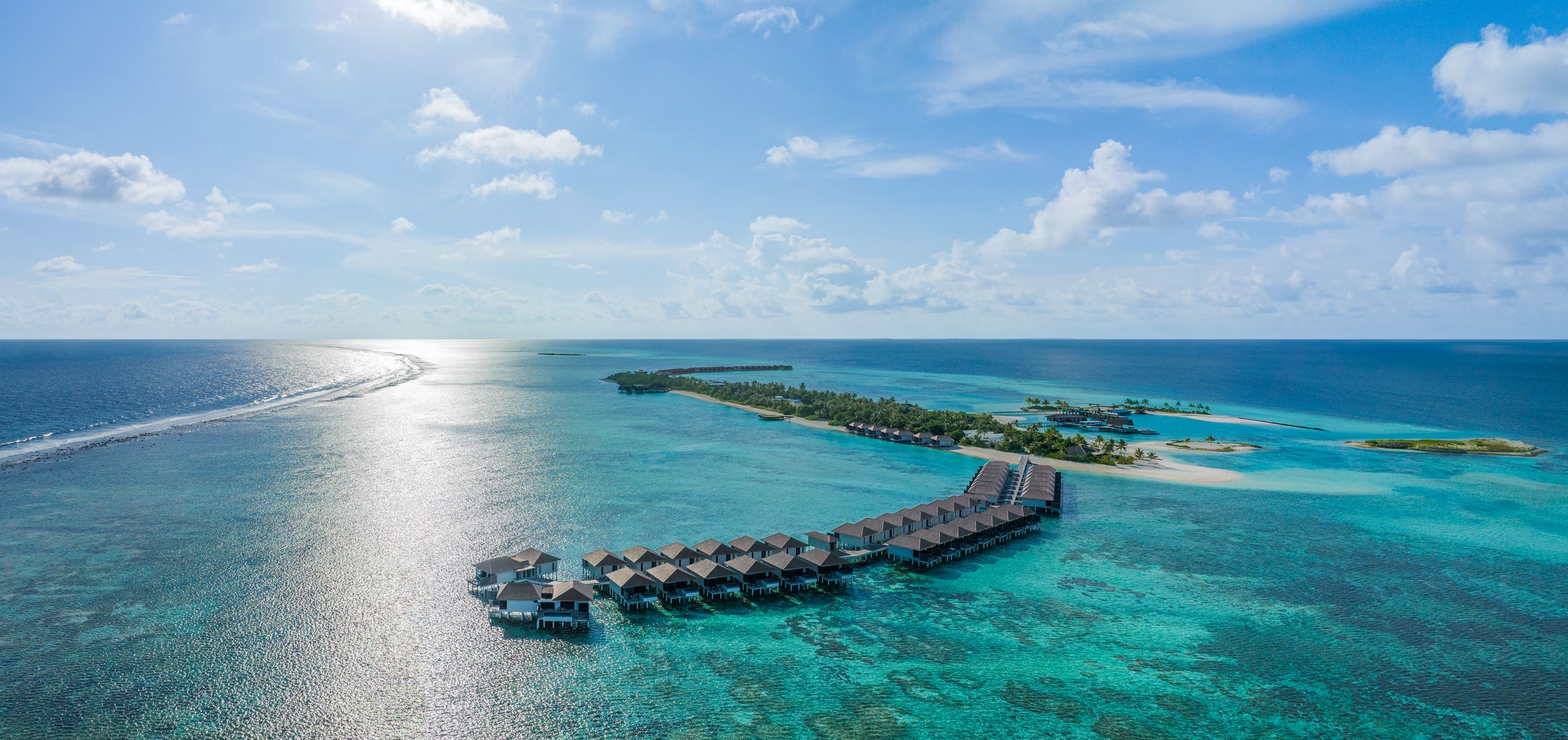 Drone View - Le Méridien Maldives Resort & Spa