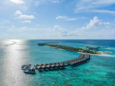 Drone View - Le Méridien Maldives Resort & Spa