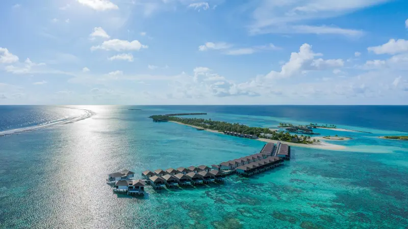 Drone View - Le Méridien Maldives Resort & Spa