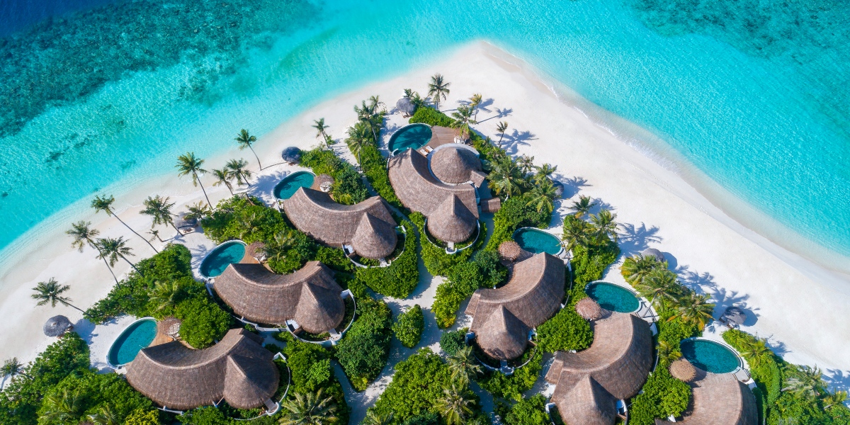 Milaidhoo Island Maldives Aerial