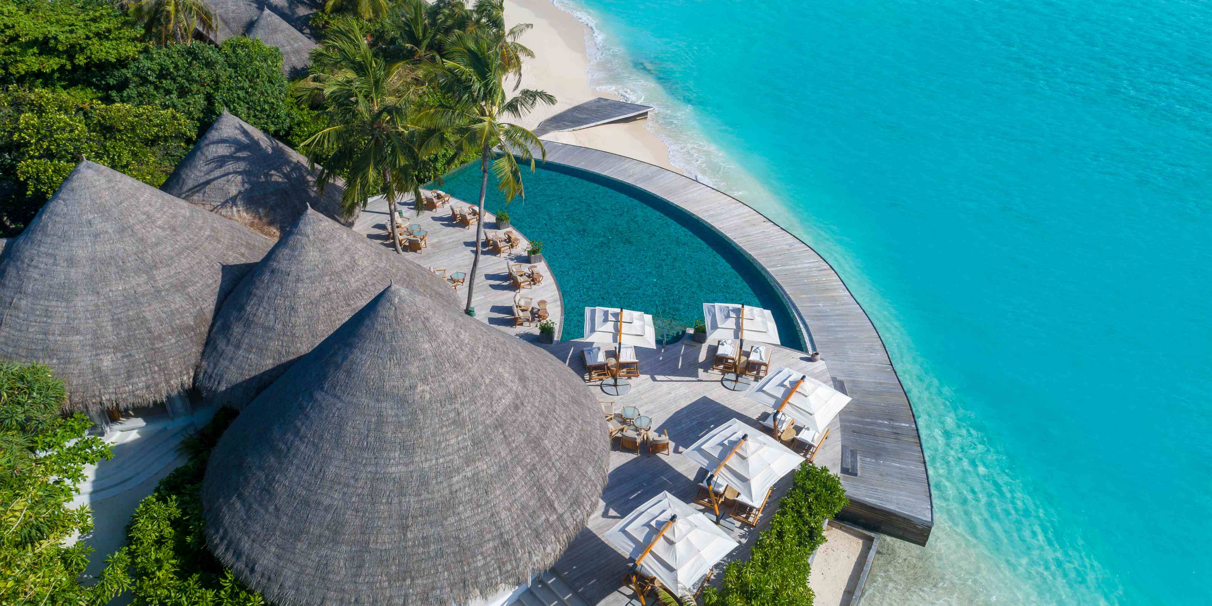 Milaidhoo Island Maldives Main Pool By The beach