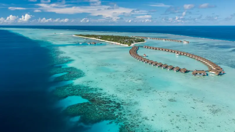 Pullman Maldives Maamutaa Aerial View