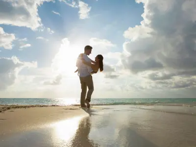 Pullman Maldives Maamutaa Beach Couple