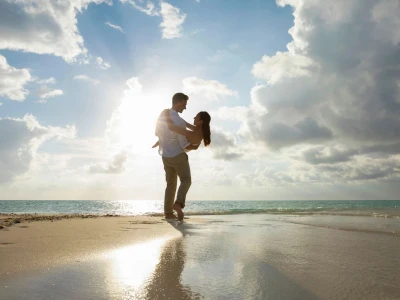Pullman Maldives Maamutaa Beach Couple