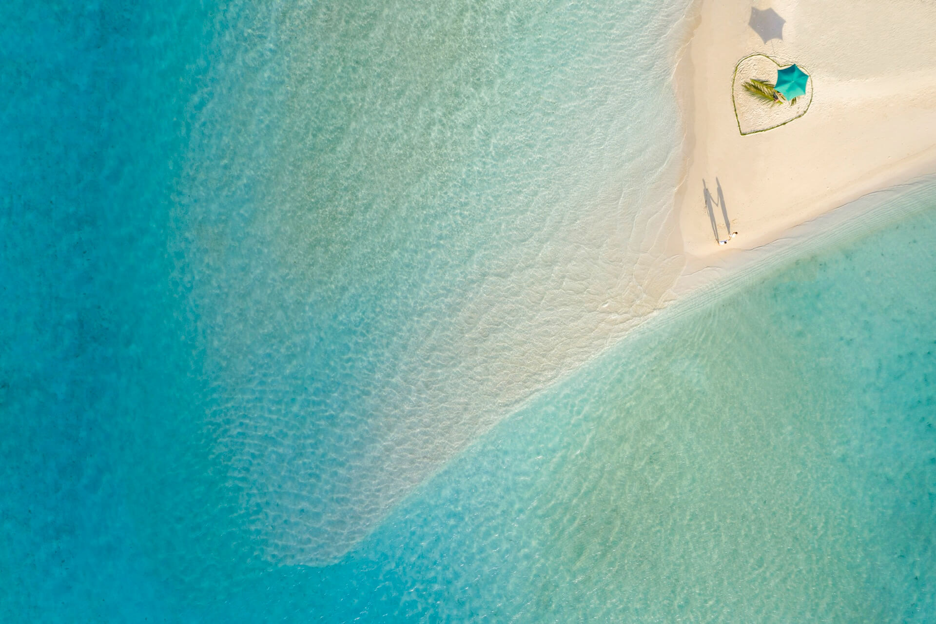 Pullman Maldives Maamutaa Couple Sandbank Aerial