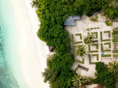 Six Senses Kanuhura - Organic Garden - Aerial