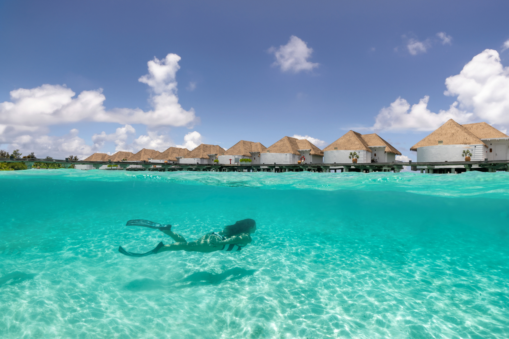 Six Senses Kanuhura - Water Villa - Lagoon Swim