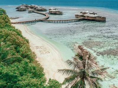 SONEVA FUSHI Reef Aerial