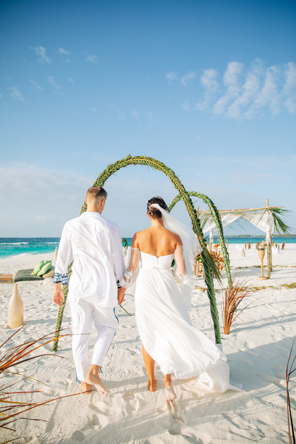 SONEVA FUSHI Sandbank Wedding