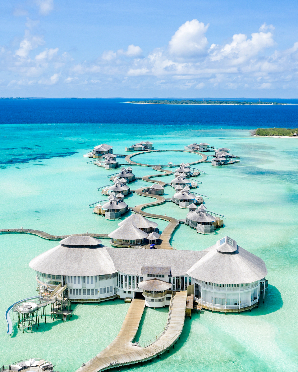 Soneva Jani - Aerial Water Villa's