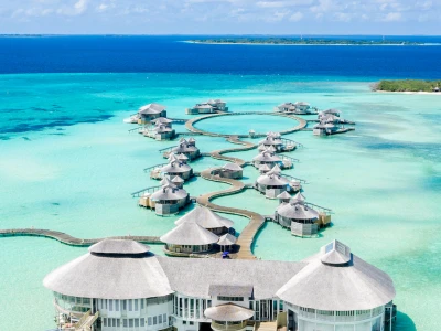 Soneva Jani - Aerial Water Villa's