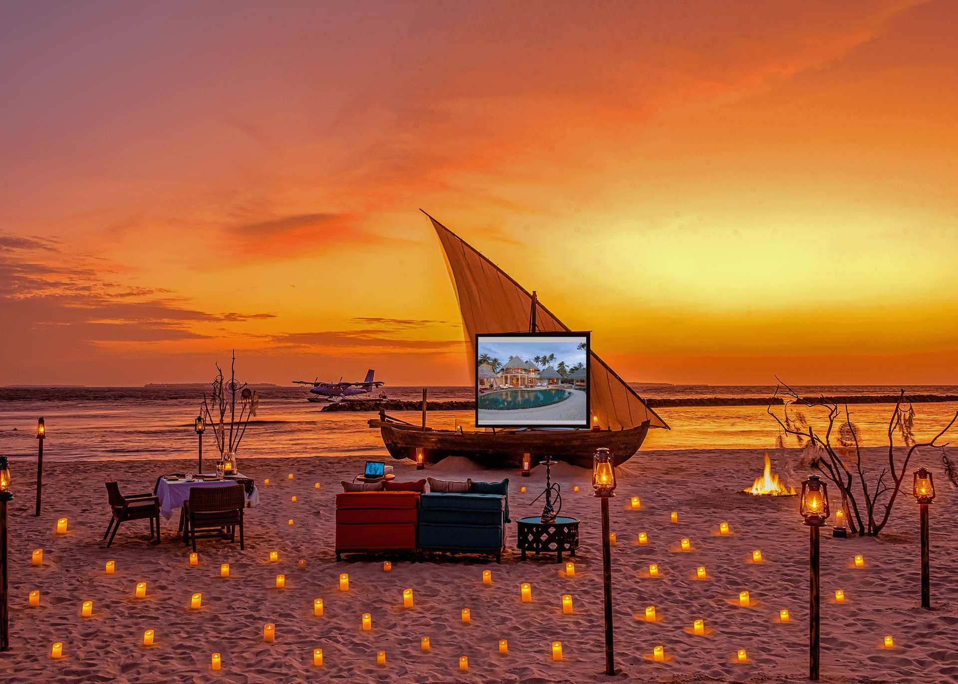 Cinema Under The Stars The Nautilus Maldives