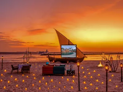 Cinema Under The Stars The Nautilus Maldives