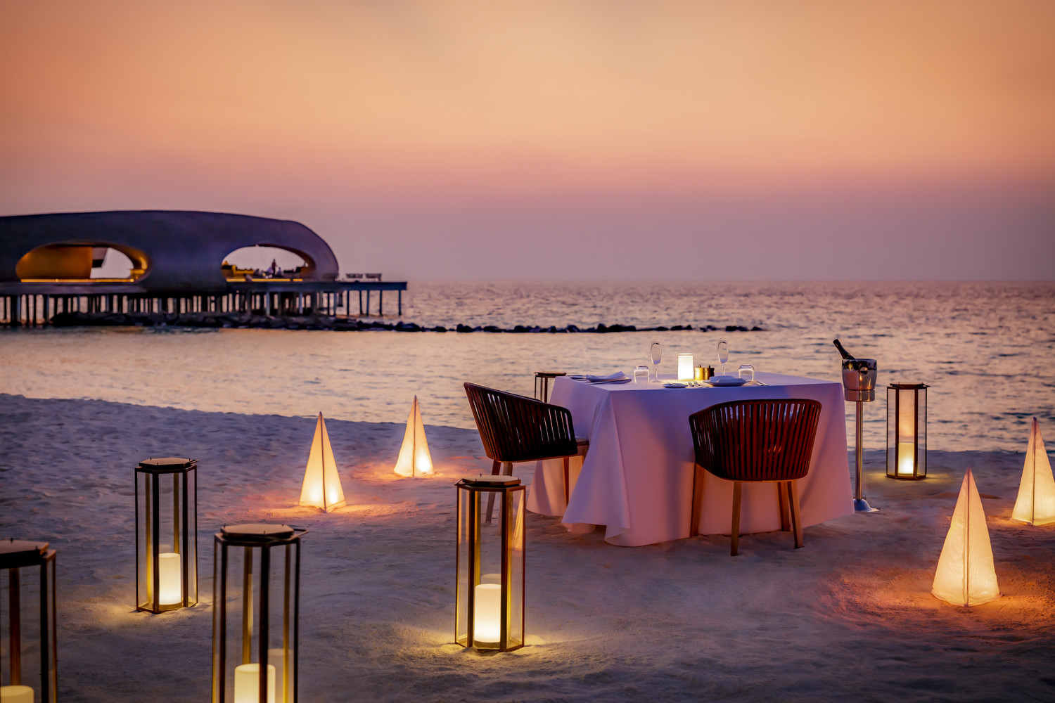 St. Regis Maldives Vommuli Private Beach Dinner