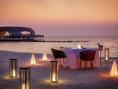 St. Regis Maldives Vommuli Private Beach Dinner