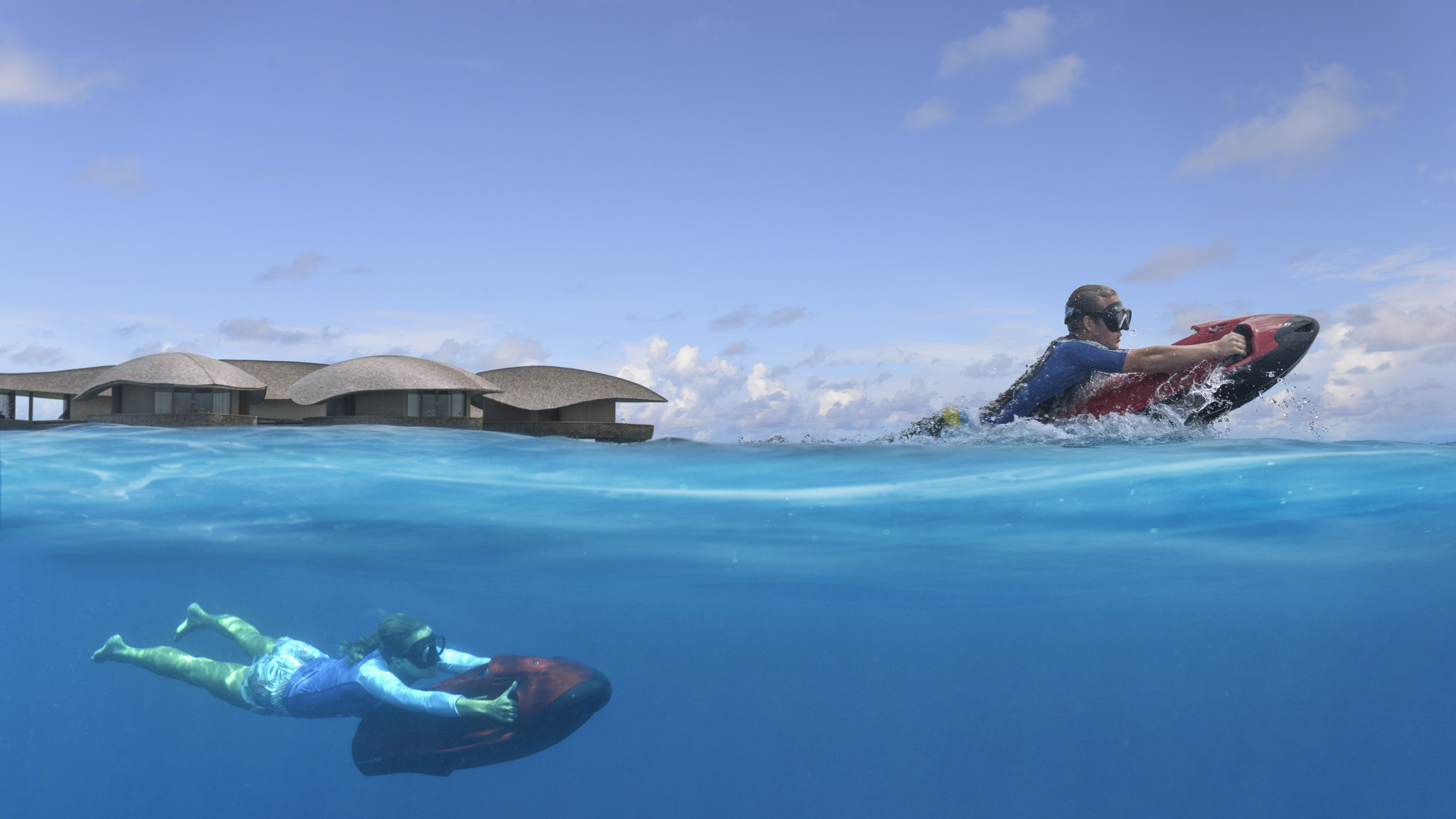 St. Regis Maldives Vommuli Water Sports Sea bob