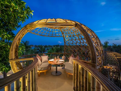 Dining at Terra Waldorf Astoria Maldives Ithaafushi