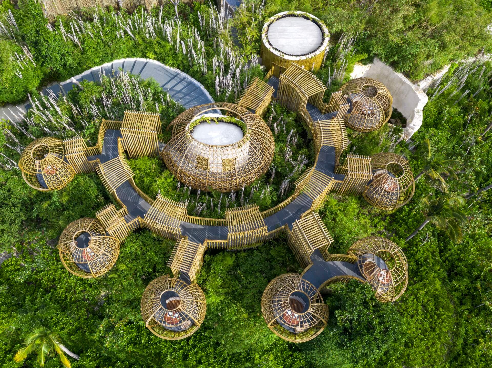 Aerial of Terra Waldorf Astoria Maldives Ithaafushi