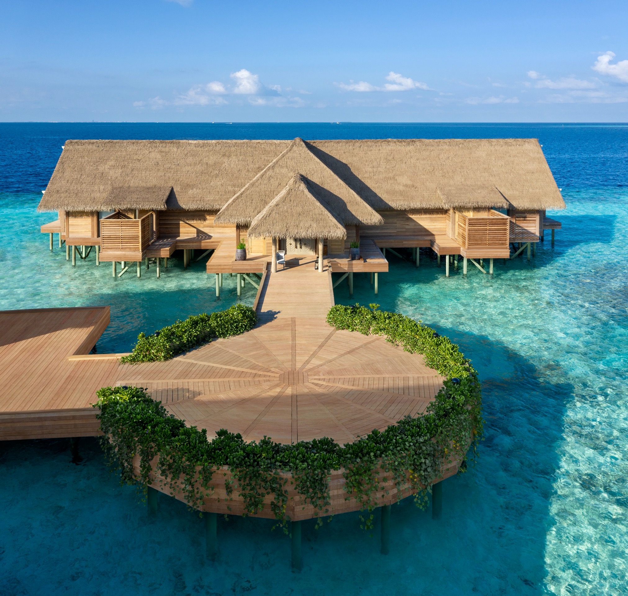 Two-Bedroom Overwater Villa Exterior Waldorf Astoria Maldives Ithaafushi