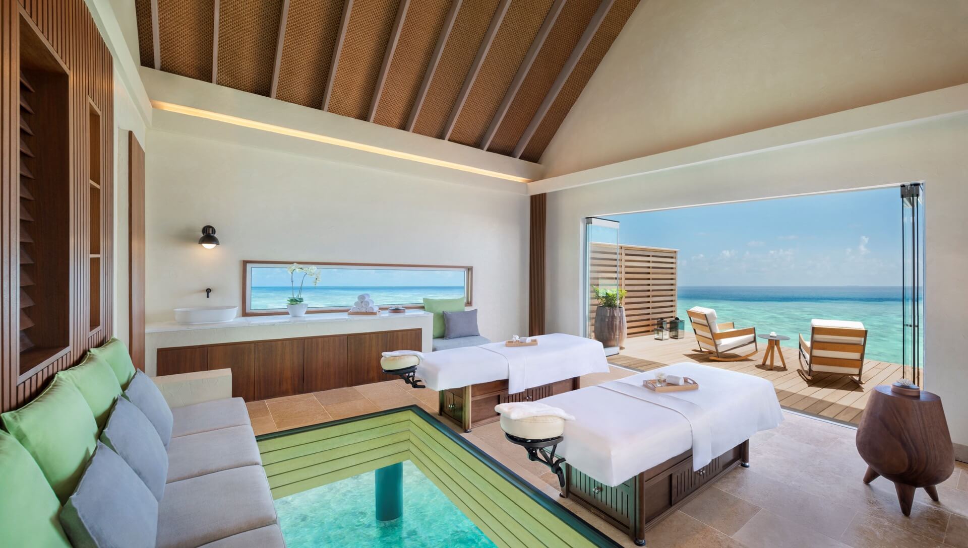 Overwater Spa Villa Waldorf Astoria Maldives Ithaafushi