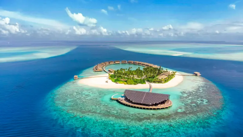 Kudadoo Private Island Aerial