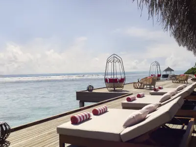 Dhoni Bar Deck Sunbeds