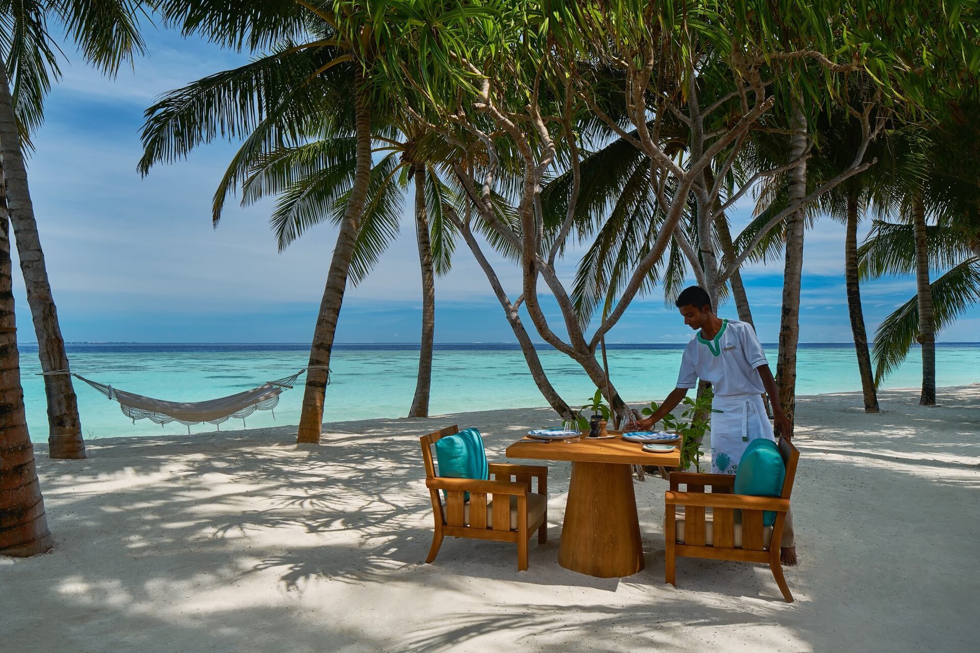 Raffles Maldives Meradhoo Private Beach Dining