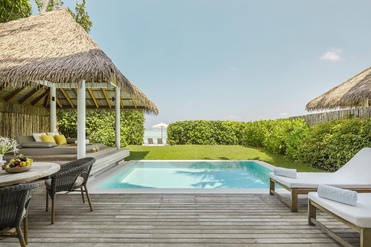Beach House With Pool Two Bedroom Exterior COMO Maalifushi