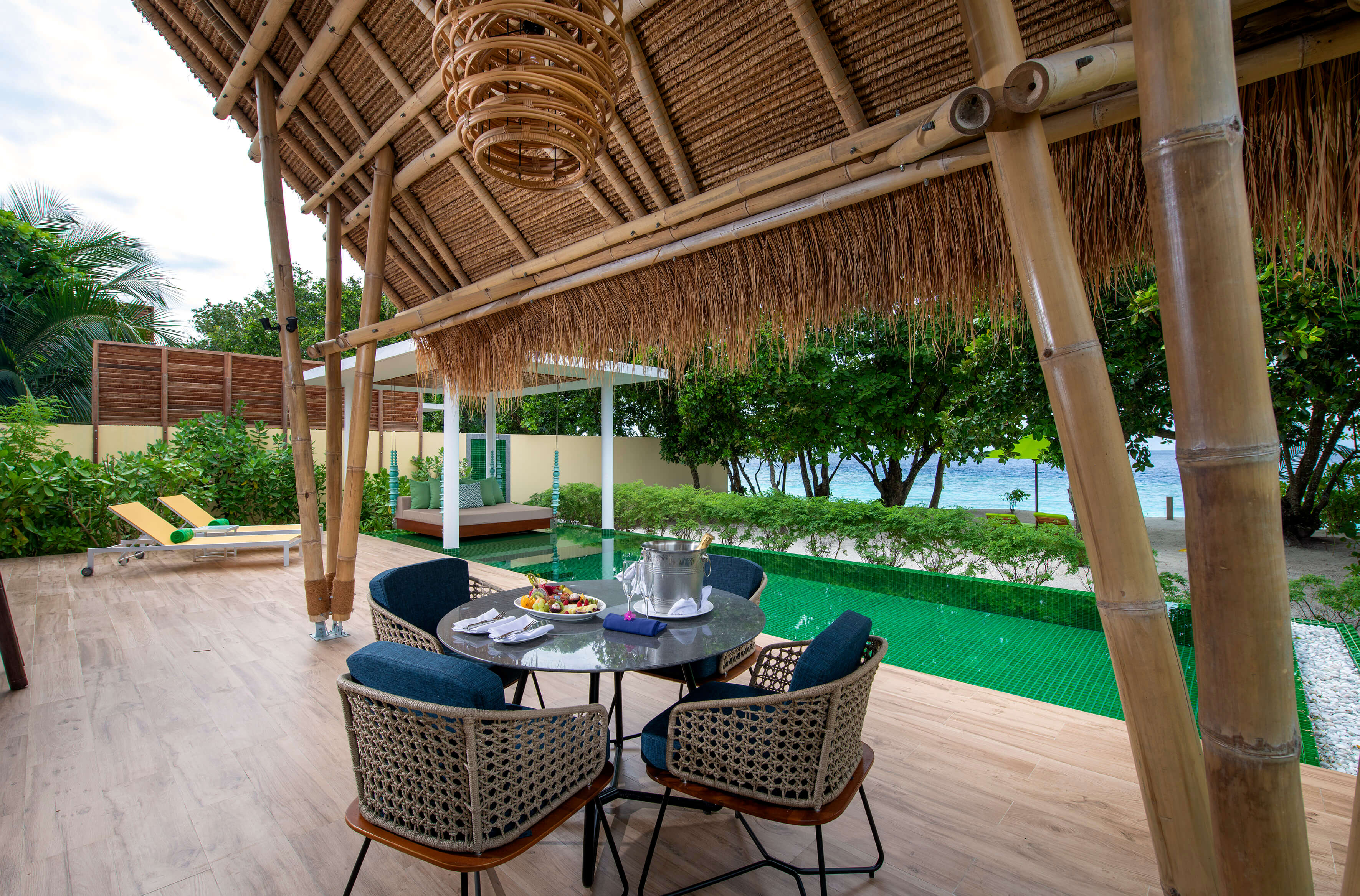 Superior Beach Villa With Pool Deck Emerald Maldives Resort & Spa