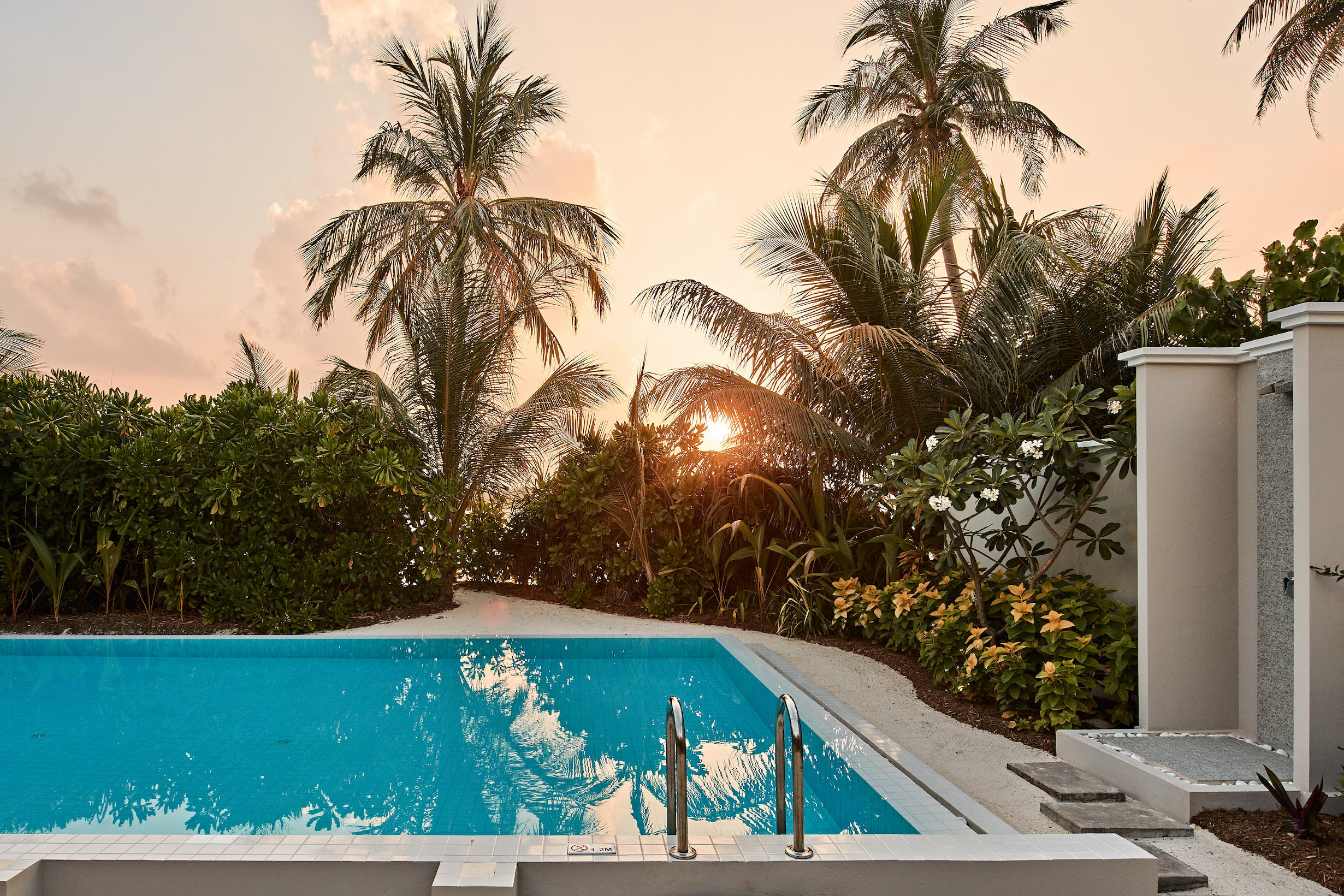 Two-Bedroom Beach Pool Villa View Finolhu Baa Atoll Maldives