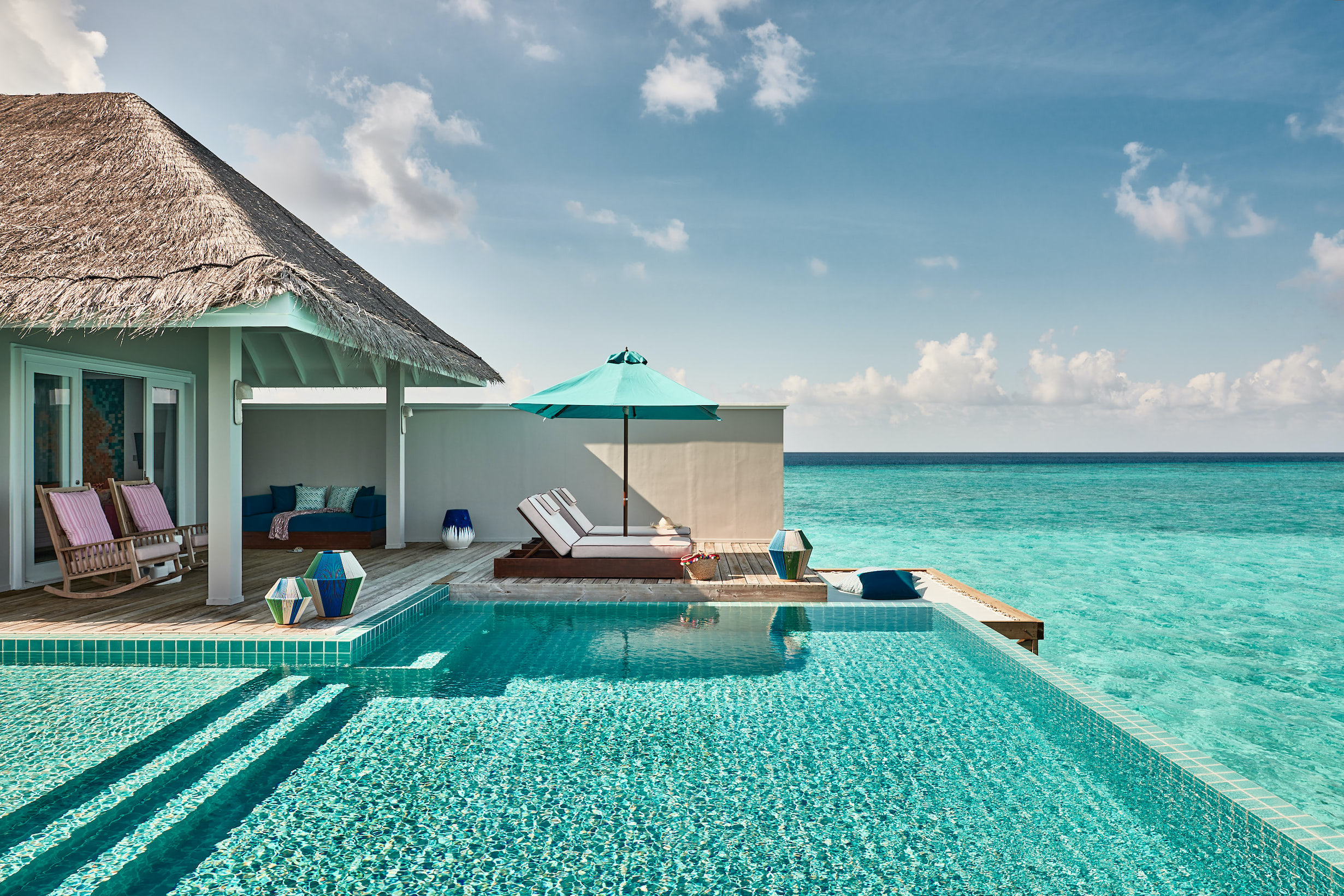 Rockstar Two-Bedroom Ocean Pool Villa Exterior Finolhu Baa Atoll Maldives