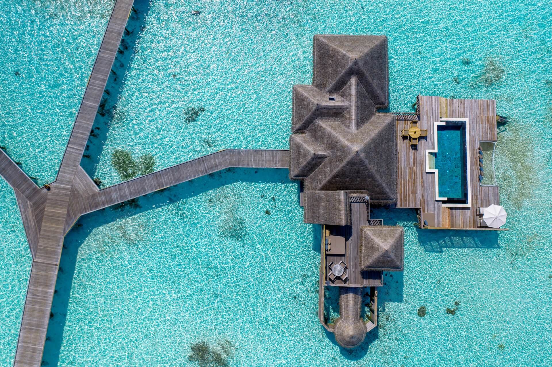 Residence with Pool Aerial Gili Lankanfushi