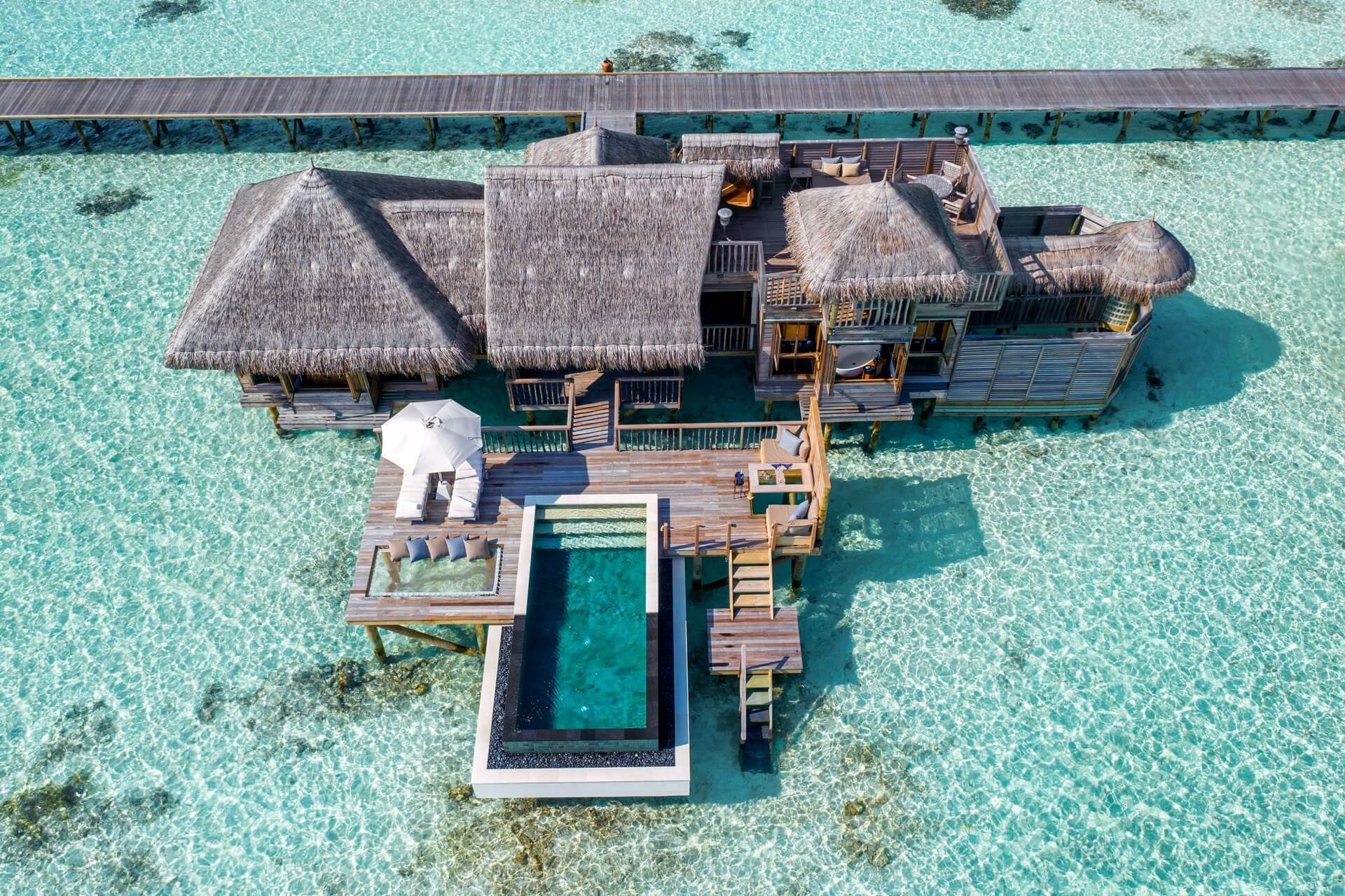 Villa Suite with Pool Bedroom Gili Lankanfushi